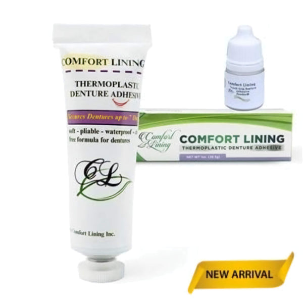 Tough Comfort Grip Extra Strength Thermoplastic Denture Adhesive 1 Oz.