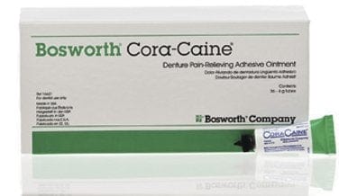 .14 oz Cora Caine for Denture Pain | Recommended by Dentists.