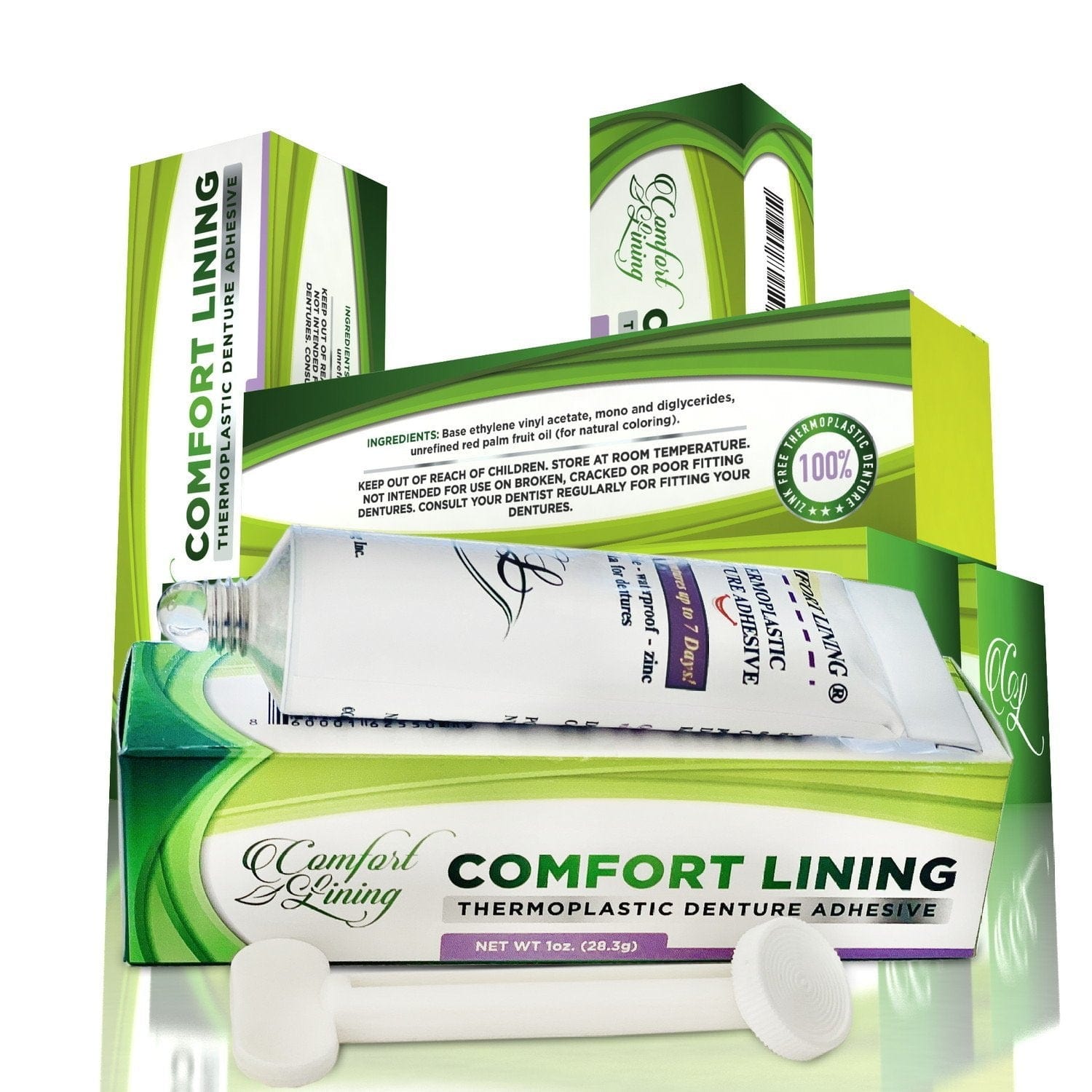 Comfort Lining Thermoplastic Denture Adhesive 10 Pack.