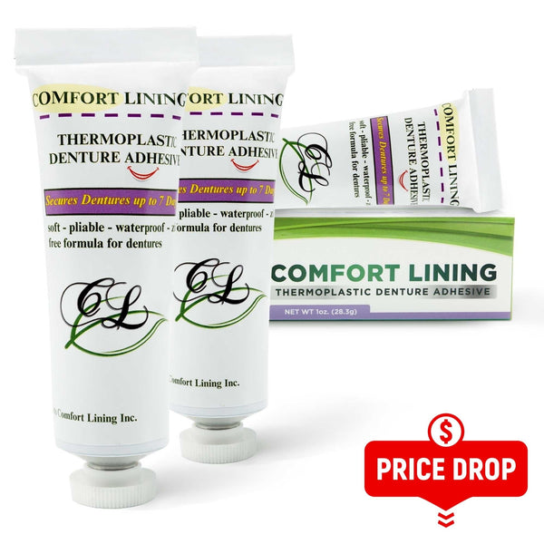 Zinc Free Denture Adhesive | Comfort Lining 
