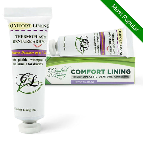 Comfort Lining Thermoplastic Dental Adhesive 2 Count